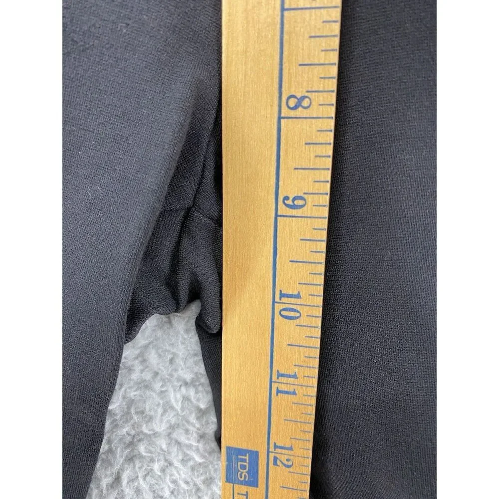 J CREW Womens Pants Sz 6 Black Skinny Ponte‎ Gray Stripe Stretch Exposed Zipper